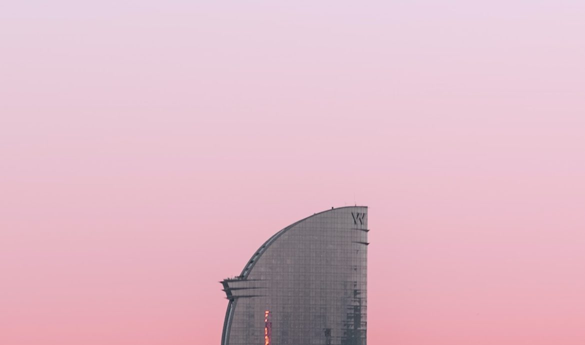 gray concrete building under gray sky